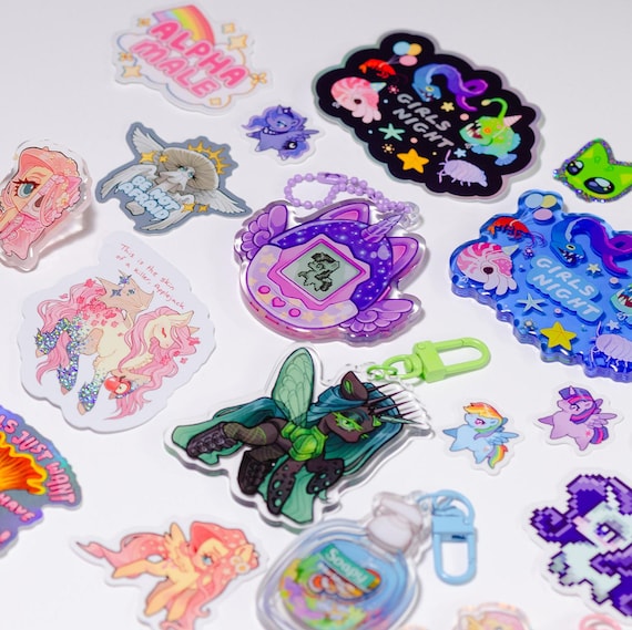 Queen Chrysalis MLP Acrylic Keychain | My Little Pony Charm - Etsy
