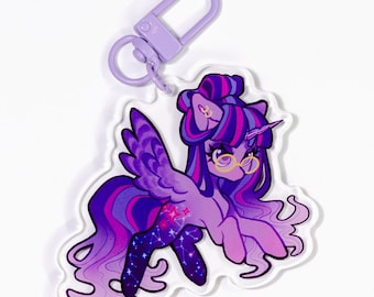Twilight Sparkle MLP Acrylic Keychain | My Little Pony Mane 6