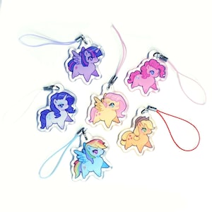 Mini llavero MLP *Edición actualizada* / Accesorio para teléfono My Little Pony Mane 6