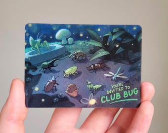 Club Bug Lenticular Mini Print [PREORDER- Please order this item separately than in-stock items!]