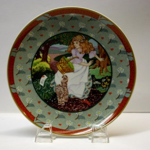 A Tisket, A Tasket- 2nd Issue - Once Upon a Rhyme Collection - Villeroy & Boch - Collectible Plate - by Renee Faure - Bradex No. 22-H18-8-2