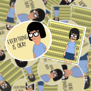 Adesivo Tina Belcher Premium Die-Cut