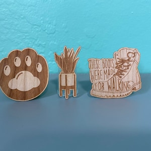 Holzsticker