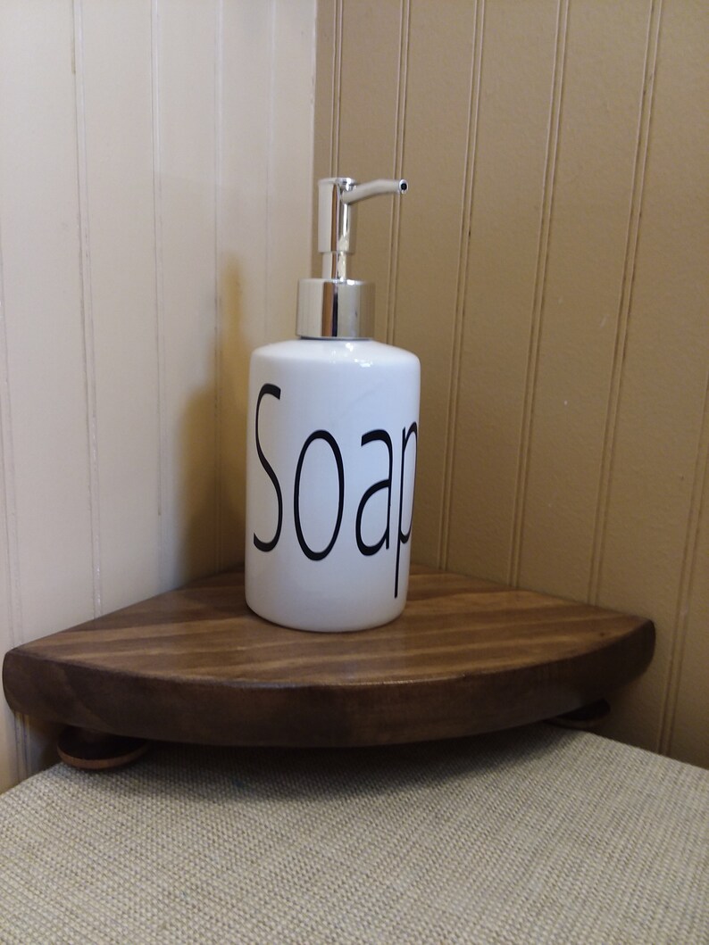 Corner Wood Riser Stand Farmhouse Riser Bathroom Riser ...