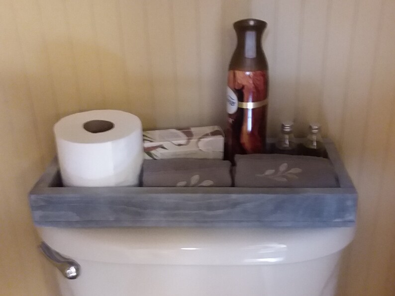 Toilet Tank Tray Farmhouse Tray Wood Tray Rustic Tray Etsy