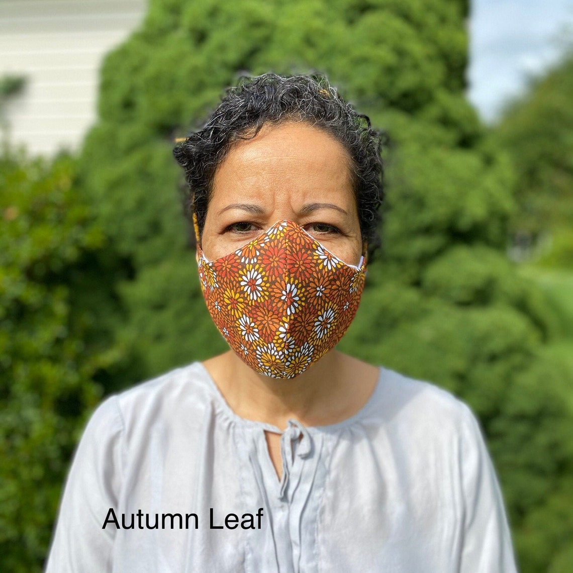 Reusable Face Mask No Ear Loops 100 Washable Cotton Etsy