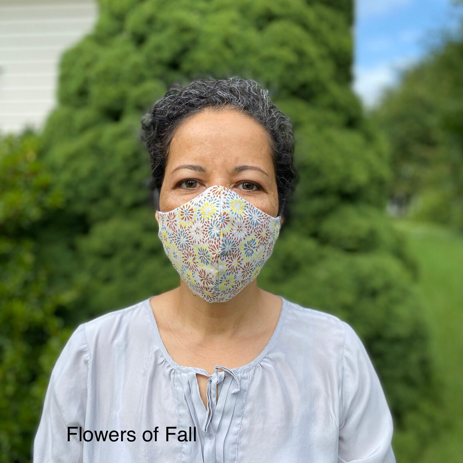 Reusable Face Mask No Ear Loops 100 Washable Cotton Etsy