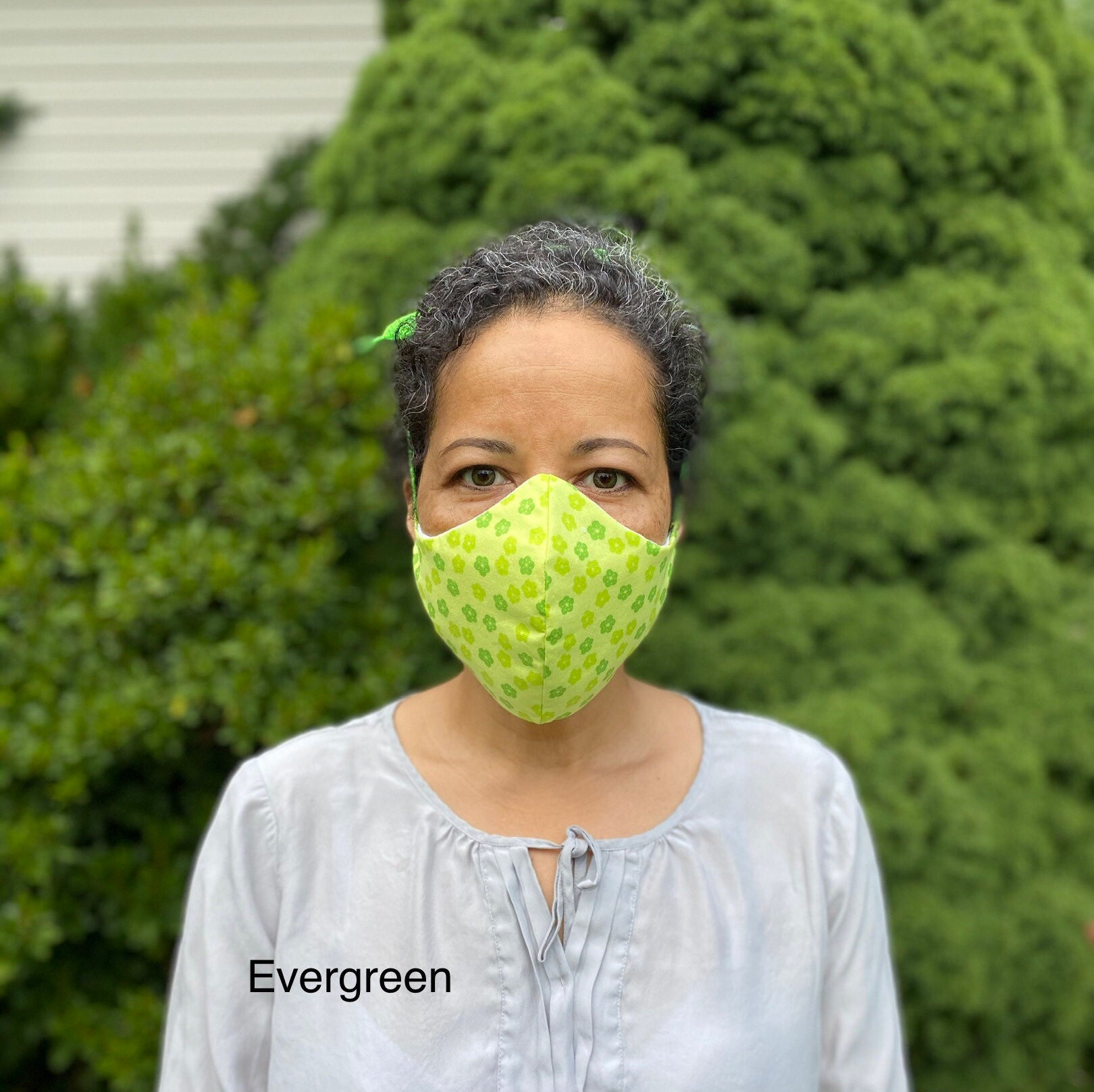 Reusable Face Mask No Ear Loops 100 Washable Cotton Etsy