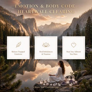 Body Code | Energy Clearing Session | Heartwall Clearing | Trapped Emotions Release | Remote Energy Work | Emotion Code | Spiritual Healing