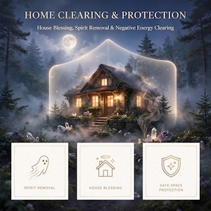 Home Clearing Protection Energy Cleansing | Spirit Removal | House Blessing | Negative Energy | Haunted House | Remote Healing | Safe Space