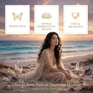 28 Day Quantum Healing Program | Choose Inner Child, Womb Healing, or Love & Abundance | Remote Energy Healing Group Journey