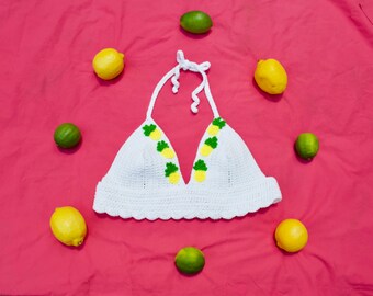 pineapple bralette