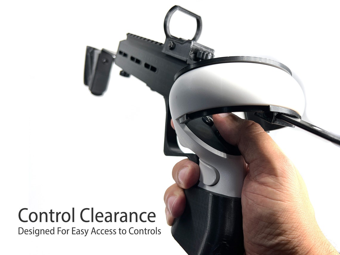 Featherlight Oculus Quest 2 VR Rifle Gunstock meta Quest 2 Etsy