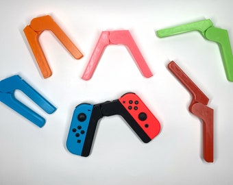 Adjustable Joy-Con Grip for Nintendo Switch - New 3-Piece Ergonomic Design