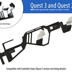 ULTRA Featherlight VR Rifle Gunstock - Meta Quest 3 & 3S, Quest 2, Quest Pro, Rift S, Quest 1 Compatible