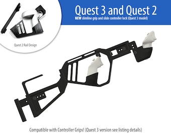 ULTRA Featherlight VR Rifle Gunstock - Meta Quest 3 & 3S, Quest 2, Quest Pro, Rift S, Quest 1 Compatible