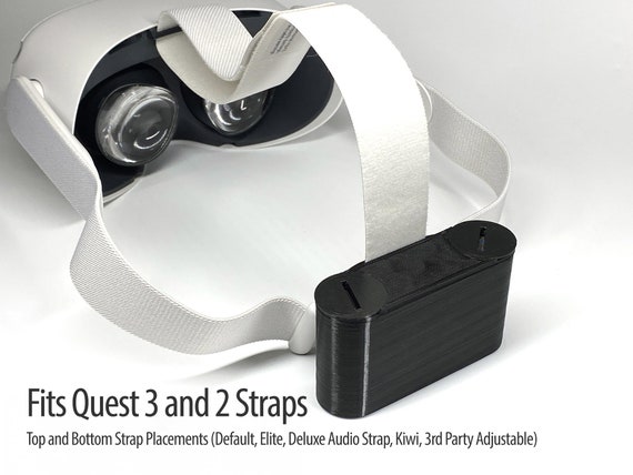 Adjustable Counterweight Compatible With Oculus Quest 3 and 2, Elite Strap,  Deluxe Audio Strap, Quest 1 and Eyglo/esimen/kiwi/etc, Halo 