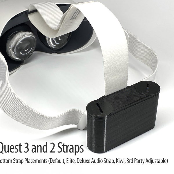 Adjustable Counterweight Compatible with Oculus Quest 3 and 2, Elite Strap, Deluxe Audio Strap, Quest 1 and Eyglo/Esimen/Kiwi/Etc, Halo