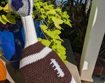 TOUCHDOWN Football Porch Goose Outfit