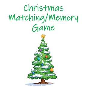 Christmas Matching Cards