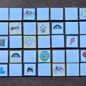 Five Senses Matching/Memory Game