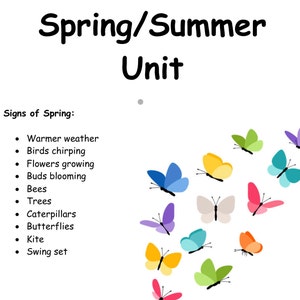 Spring/Summer Curriculum