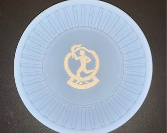 Wedgwood Blue Jasperware Olympiad XXIII pin tray