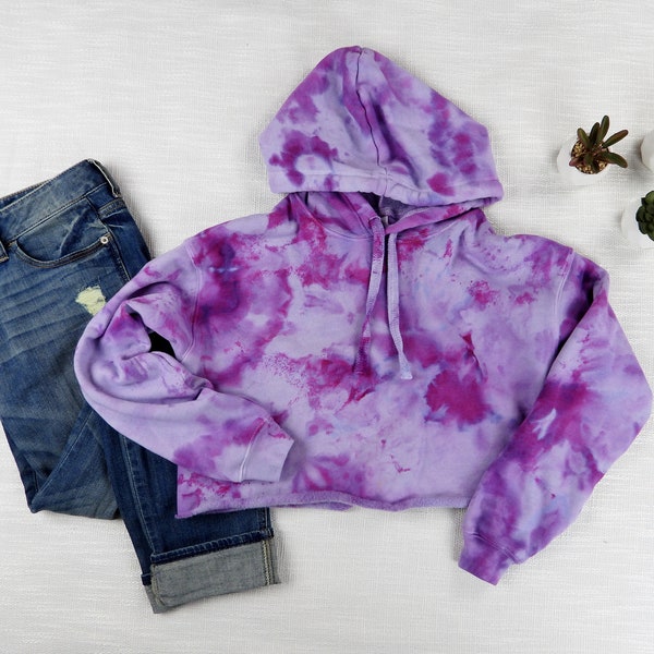 Tie Dye Printed & Solid Crop Knot Tops with Leggings Set