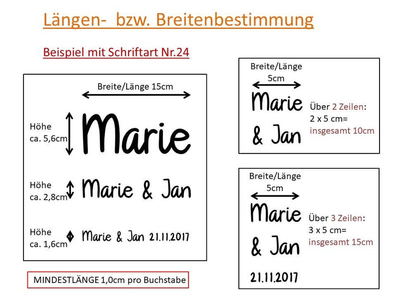 Schriftzug, Bügelbild, Textilien, personalisiert, Hochzeit, Beschriftung, Geburtstag, Bügel-Aufkleber, Namensaufkleber, Wunschtext Name Bild 2