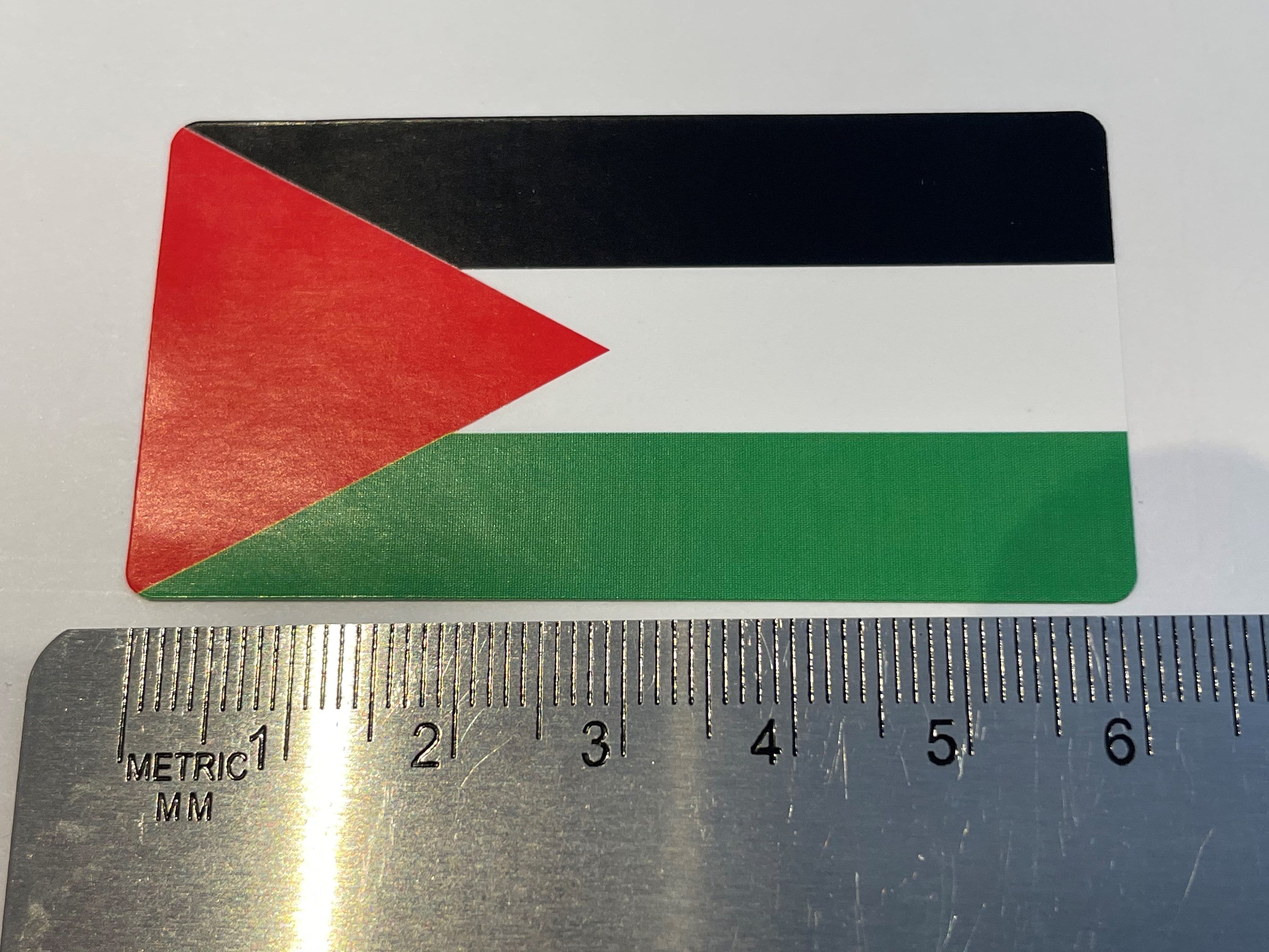 Palestine Flag Stickers Rectangular x 24 per sheet Etsy