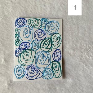 multi-color blank cards!