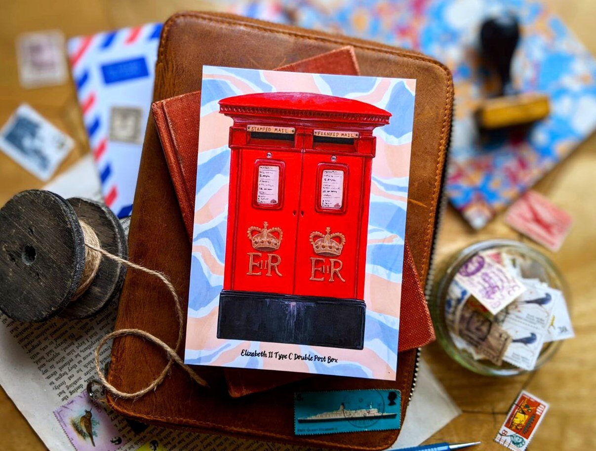Antique British Mail Box - Etsy