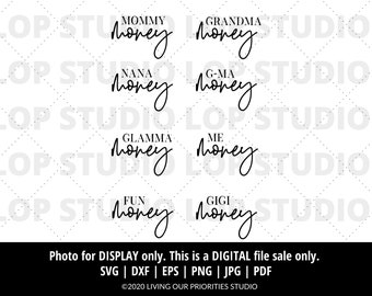 Money {Coin Purse} | Digital Cut File | Silhouette | Cricut | SVG, EPS, DXF | Faith Cut Files