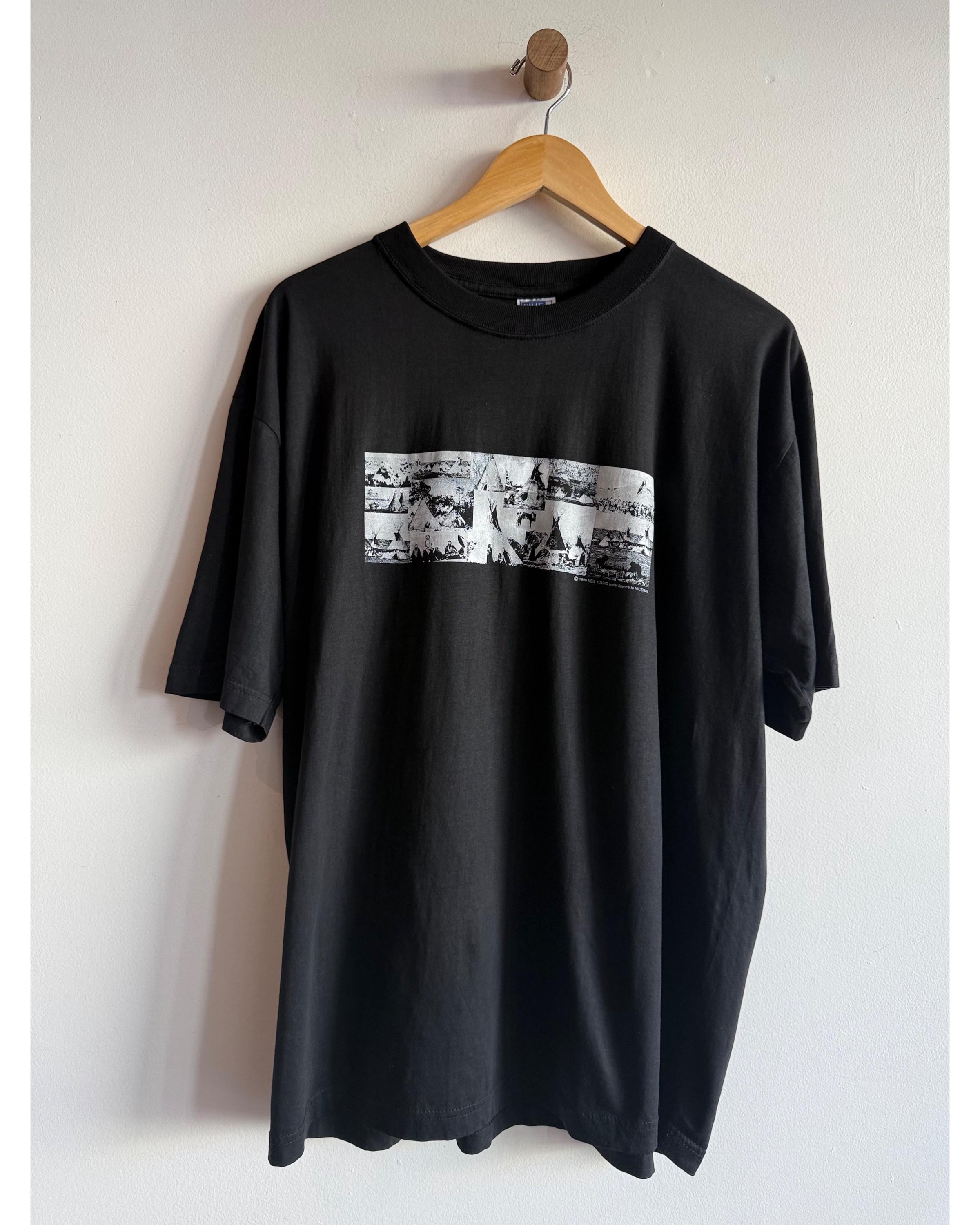 1996年 ニール・ヤング with クレイジー・ホース ティピTシャツ - Etsy 