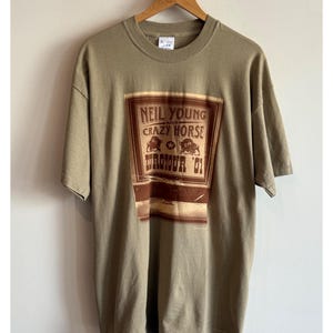 Neil Young and Crazy Horse Euro Tour 2001 Tee