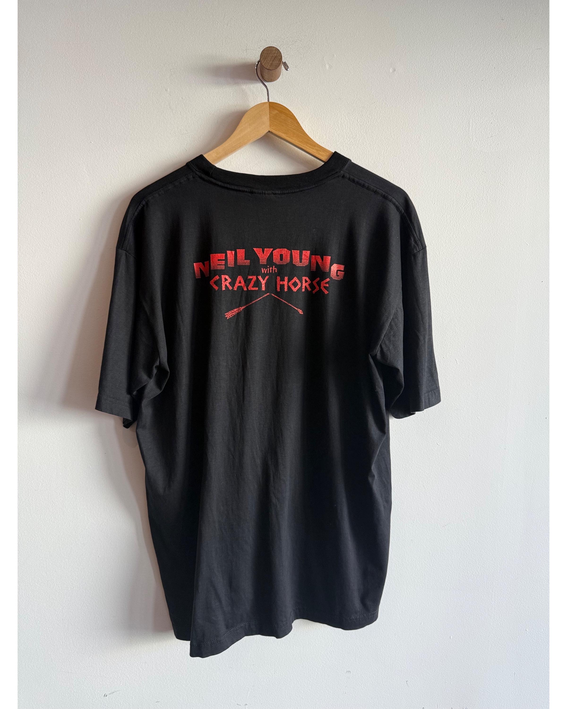 1996年 ニール・ヤング with クレイジー・ホース ティピTシャツ - Etsy 