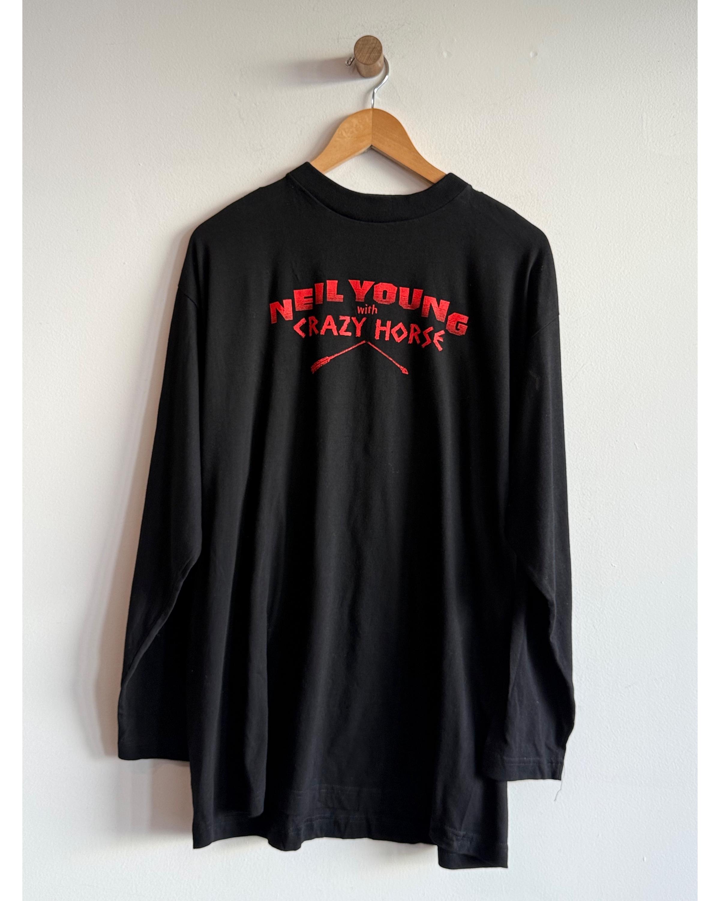 ヴィンテージ ニール・ヤング クレイジーホース ロングスリーブ - Etsy 