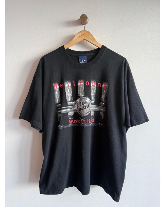 2000s Neil Young Music in Head Tour Tee