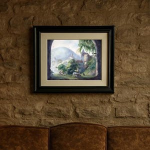 Four Castles of Neckarsteinach Print – Carl Philipp Fohr German Landscape Art | Vintage Castle Wall Decor | Digital Download