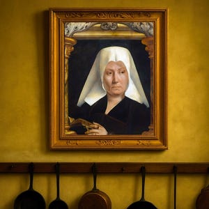 ルネッサンス女性肖像画アートプリント：クインテン・マシスのヴィンテージ・デコ（デジタルダウンロード）