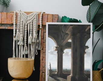 17th Century Dutch Architecture Print: Daniel de Blieck Vintage Wall Art (Digital Download)