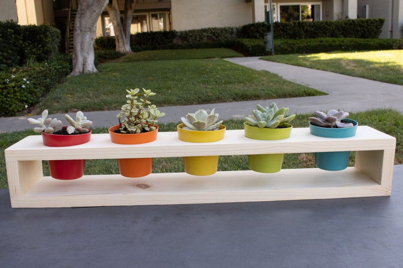 Tabletop Planter Box Etsy