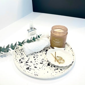 Large Round Terrazzo Tray