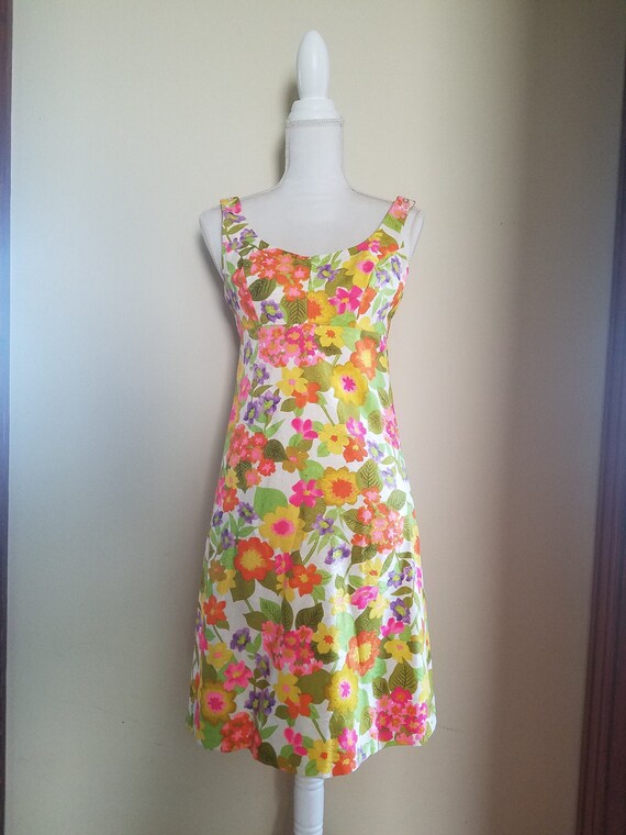 VTG 60s Era Little Floral Dress XS/S