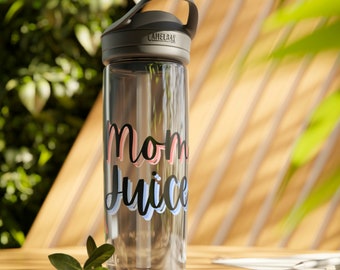 Mom Juice Water Bottle, Mother's Day, Cute water bottle with Straw, CamelBak, Gym Bottle, Gift for Mom, Christmas Gift for her, Wife Gift