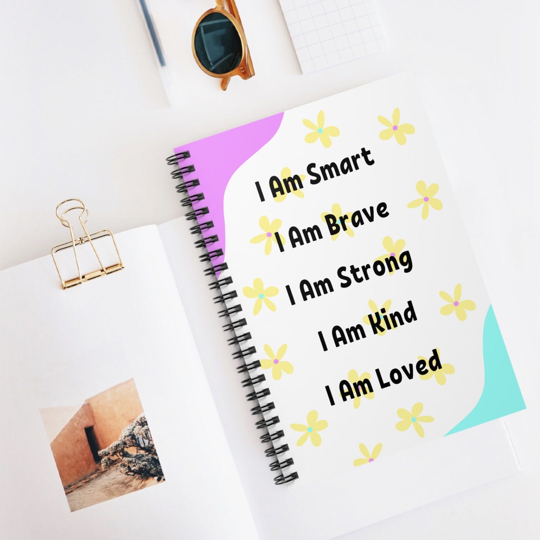 Affirmations Notebook, Journal for Women, Notebook for Kids ...