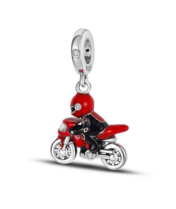 Motorcycle charm on sale for pandora bracelet