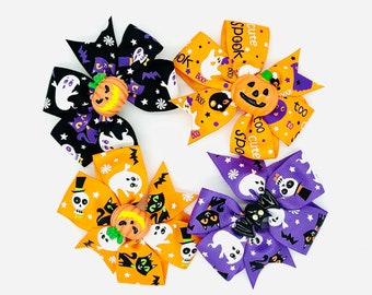 2 Halloween Hair Clips