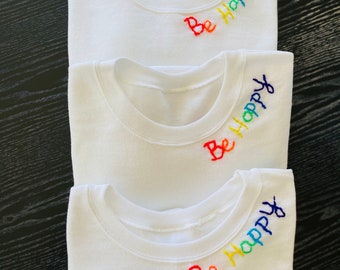 Be Happy crew neck adult/youth