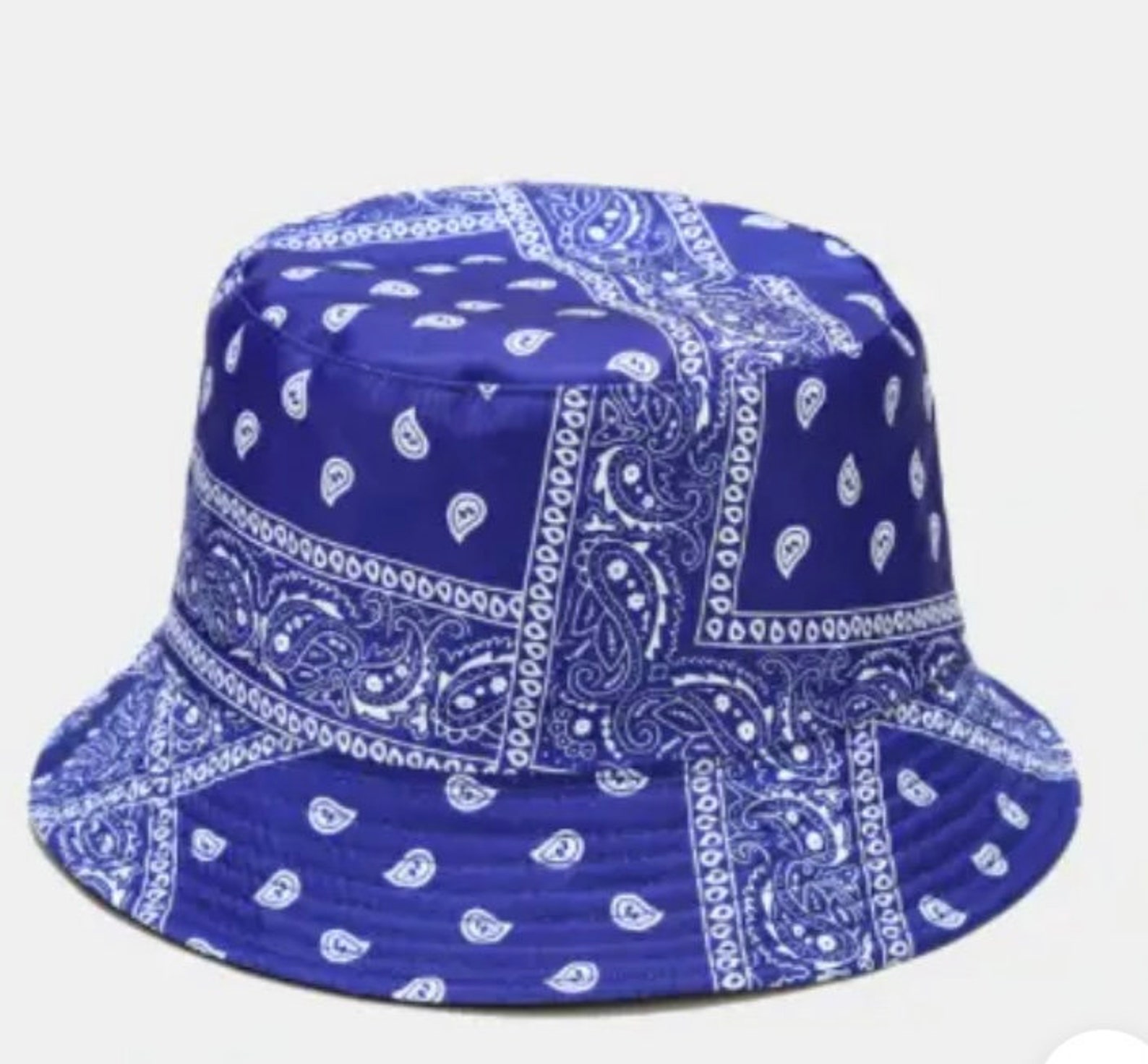 Cotton Bandana Bucket hat Etsy